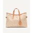 Vue face du sac Vanessa Wu Bethany Camel à imprimé léopard camel