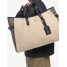 Sac Vanessa Wu Bethany Noir porté à l’épaule avec détails noirs et côtés léopard