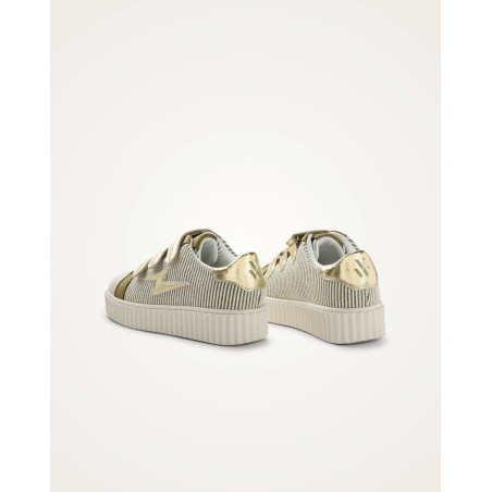 Vue arrière de la paire de baskets MAGGIE Originals kaki Vanessa Wu