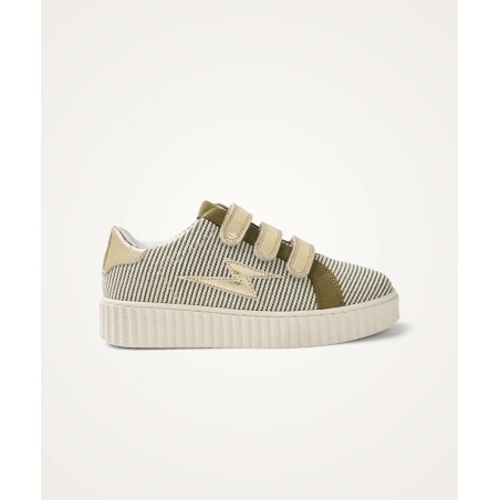 Profil des baskets MAGGIE Originals kaki Vanessa Wu