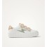 Vue de profil basket MAGGIE Originals blanc vert argile rose gold Vanessa Wu