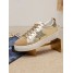 Basket Julie Gold dorée avec étoile pailletée beige de la marque Findlay