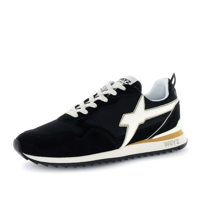 Basket homme Jet M Black Bone noire et blanche de la marque W6YZ