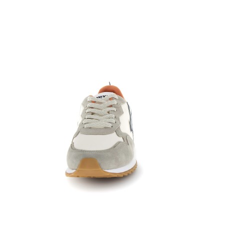 Basket homme Jet-M Taupe White Navy W6YZ