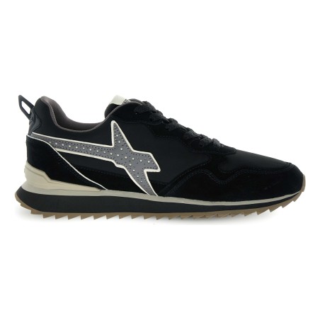 W6YZ JET-M – Baskets Homme Noir - Profil extérieur