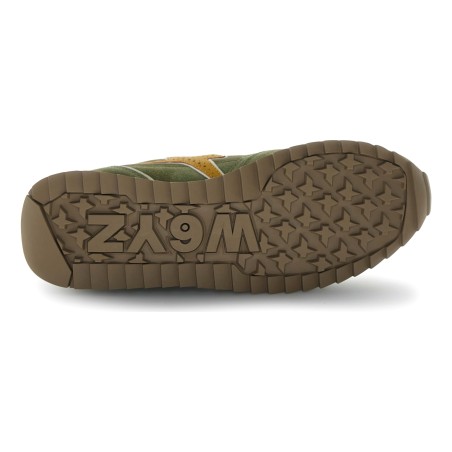 W6YZ JET-M – Baskets Homme Vert - Gros plan détail