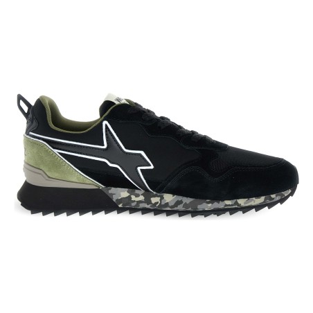 W6YZ JET-M – Baskets Homme Noir - Profil extérieur