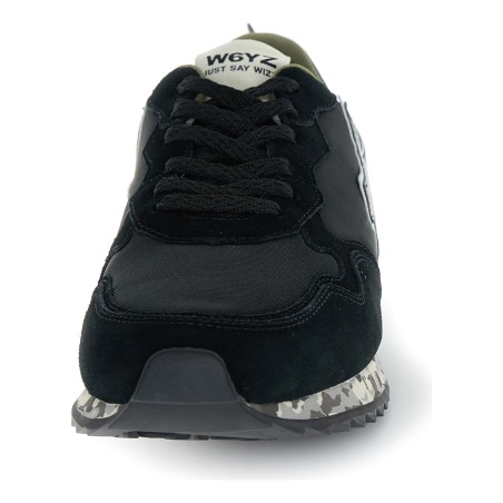 W6YZ JET-M – Baskets Homme Noir - Vue arrière talon