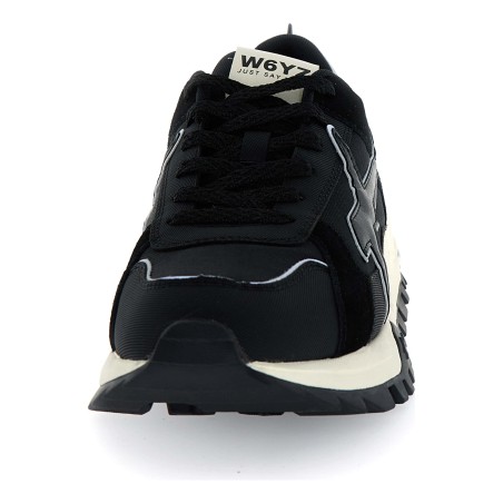 W6YZ BREEZE 3-M – Baskets Homme Noir - Vue arrière talon