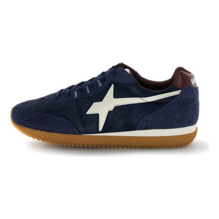 W6YZ SAMOA-UNI – Baskets Homme Bleu - Vue de dessus