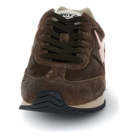W6YZ SAMOA-UNI – Baskets Femme Marron - Vue arrière talon
