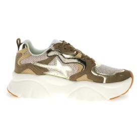 W6YZ MIA-W – Baskets Femme Beige - Profil extérieur