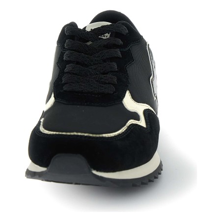 W6YZ JET-W – Baskets Femme Noir - Vue arrière talon