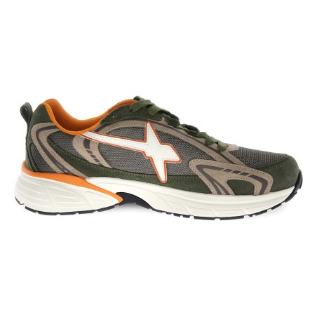 W6YZ ARROW UNI – Baskets Homme Vert - Profil extérieur