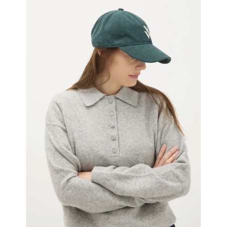 casquette femme côtelé velours vert vanessa wu
