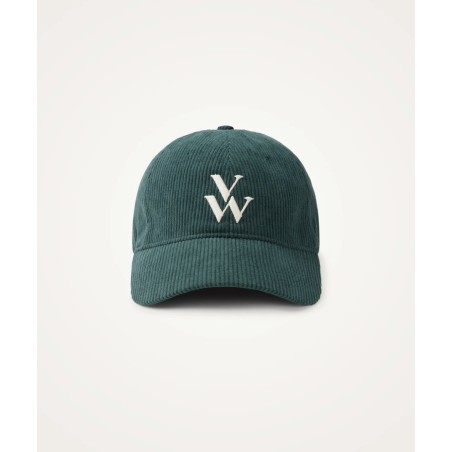 casquette femme côtelé vert vanessa wu