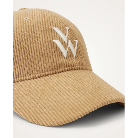 casquette monogramme beige