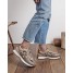 basket femme leopard