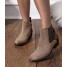 Bottines Sylvie taupe et marron - Findlay