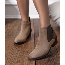 Bottines taupe et marron - Sylvie - Findlay