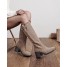 Bottes Aurélia taupe à talon bloc - Findlay