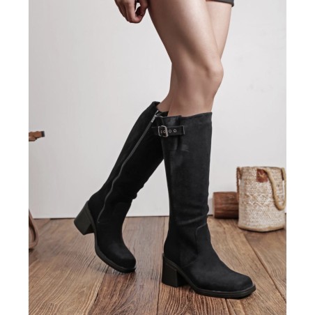 bottes haute a zip findlay