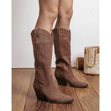 bottes hautes camel tiags findlay