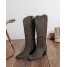 Bottes Camille camel style santiag - Findlay