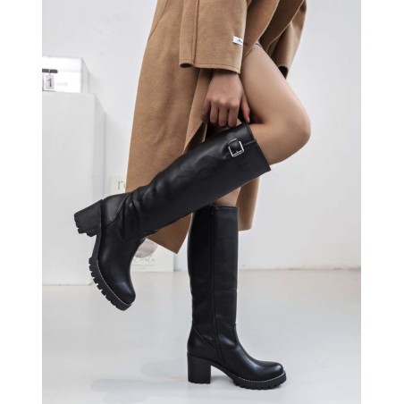 bottes hautes noir findlay