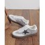 basket a strass silver avec étoile a lacets
