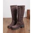 bottes hautes marron findlay