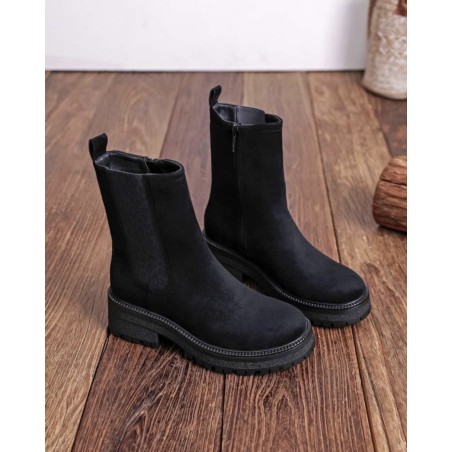Bottines Odelia noires semelle crantée - Findlay