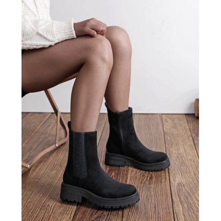 Bottines Odelia noires semelle crantée - Findlay