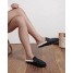 mules fourées style mocassin
