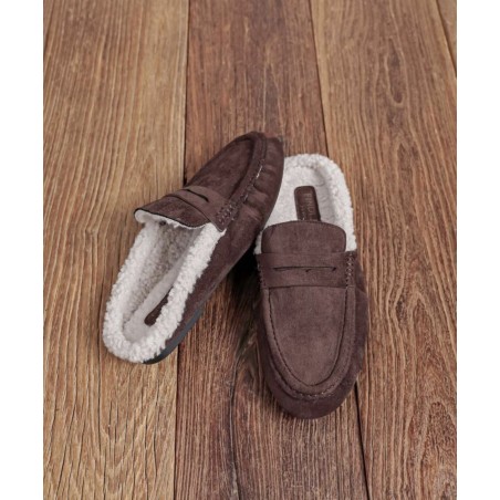 Mules fourrées chocolat  Findlay
