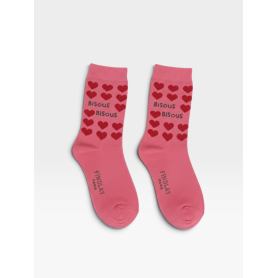 Chaussettes Rose - Bisous Bisous – Findlay