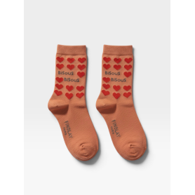 Chaussettes Orange - Bisous Bisous – Findlay