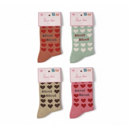 Chaussettes Bisous Bisous femme Findlay | La Boutique GDR