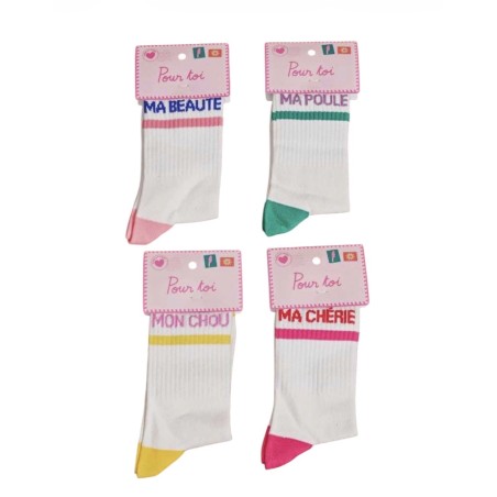 Chaussettes à message femme Findlay | La Boutique GDR