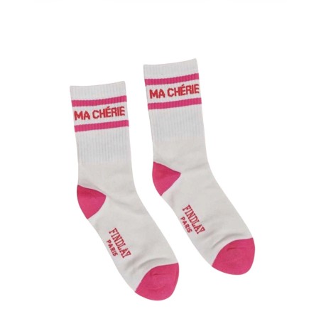 Chaussettes côtelées à message – Findlay