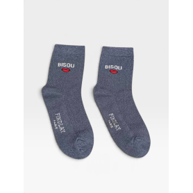 Chaussettes Bisou - Bleu Irisé - Findlay