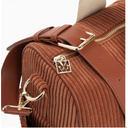 Sac brique en velours côtelé - Adrienne - Vanessa Wu