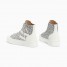 Baskets montantes glitter argenté - Alix - Vanessa Wu