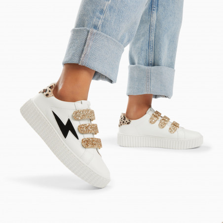 basket a scratch glitter gold