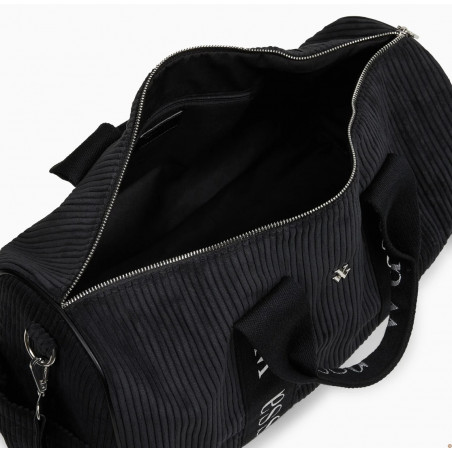 Sac week-end Adrienne noir Vanessa Wu avec bandoulière réglable