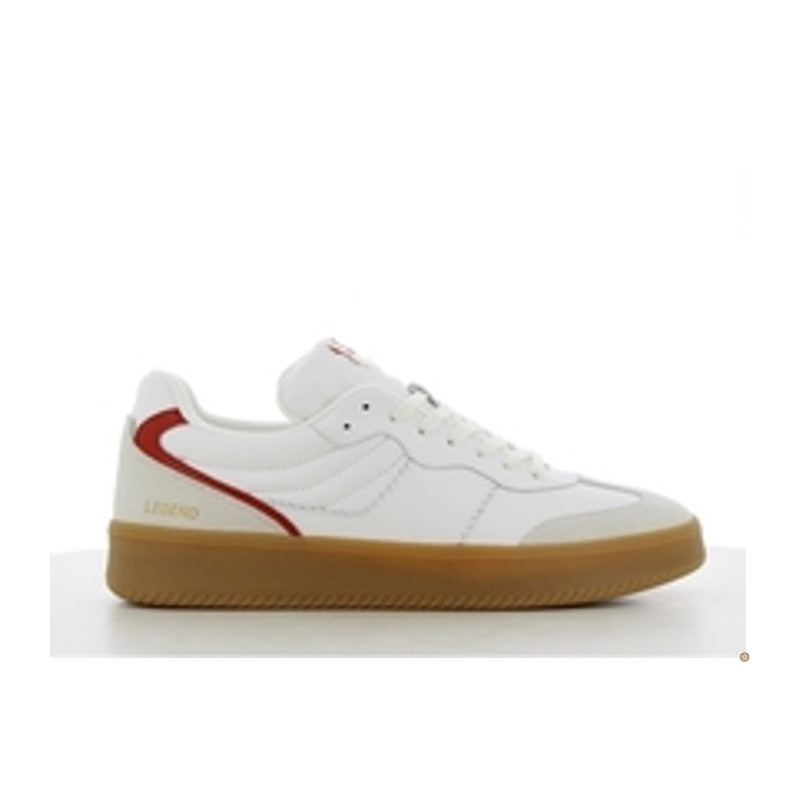 Low Sneakers - White/Red - SJ