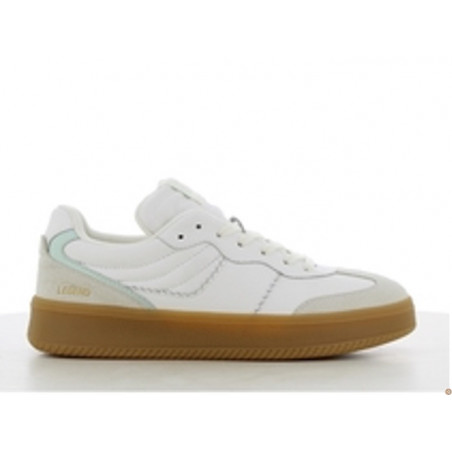 Low Sneakers - White/Mint Green - SJ