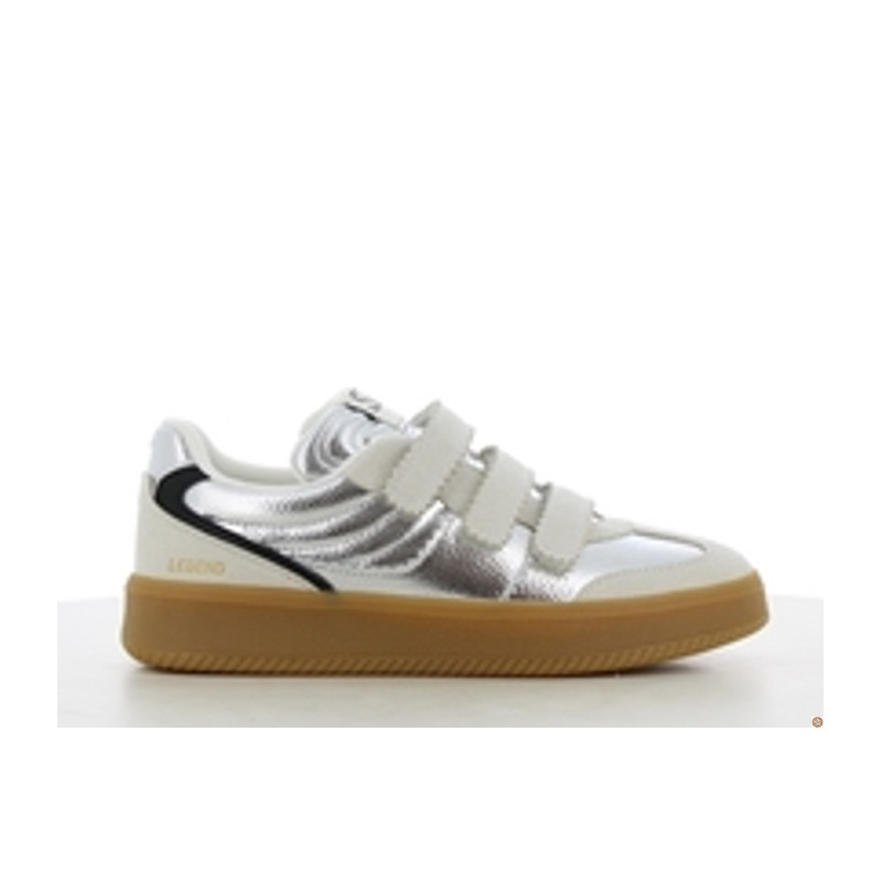 Low Sneakers à Scratch - Off White / Silver - SJ