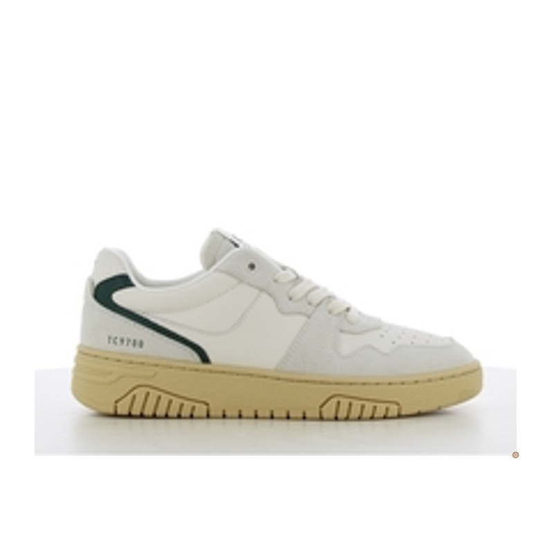 Low Sneakers - Off White / Dark Green - SJ