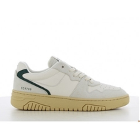 Low Sneakers - Off White / Dark Green - SJ
